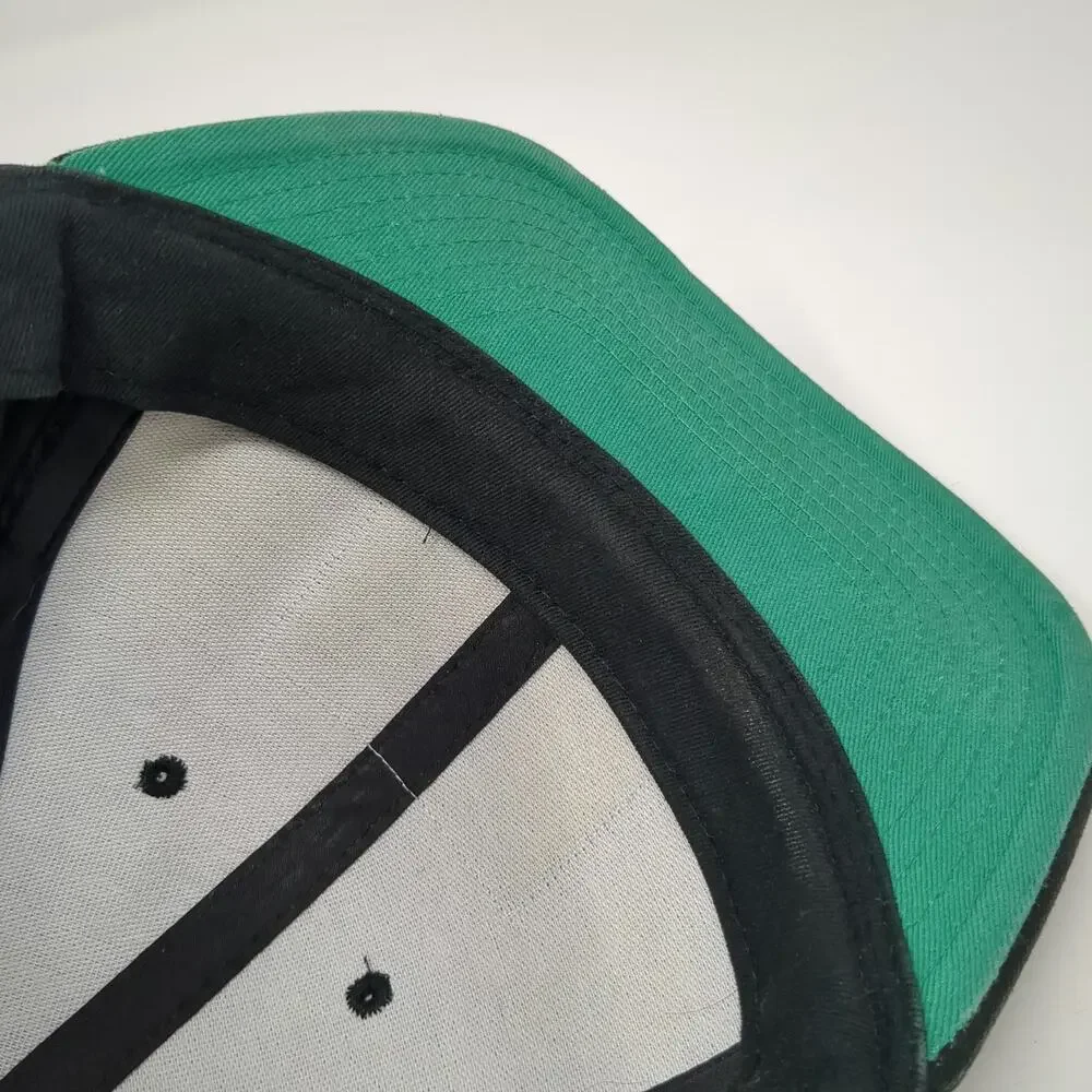 Vans Snapback Black One Size Fresh Daily Patch Green Underbrim Baseball Hat